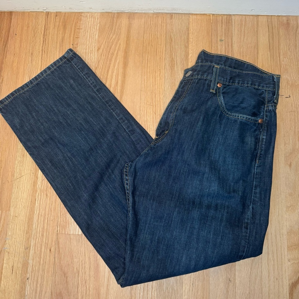 LEVI’S 569 Red Tab Loose Straight Leg Jeans Denim 100% Cotton Size 34 x 34 - Picture 3 of 14